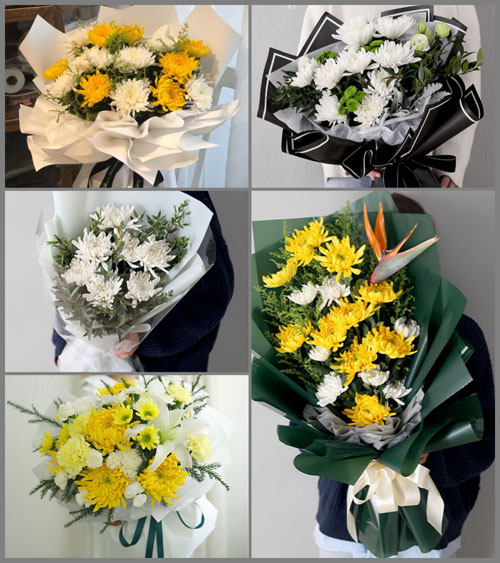 山东青岛即墨市移风店镇黑家屯村白事花束代送